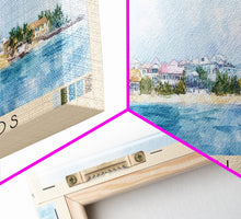 Load image into Gallery viewer, Cayman Islands, United Kingdom Watercolor Beach Print, Vacation Gift, United Kingdom Wall Art, Beach Painting, Beach Decor, Beach Painting
