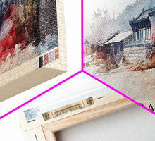 Load image into Gallery viewer, Changdao, China Watercolor Beach Print, Vacation Gift, China Wall Art, Beach Painting, Beach Decor, Beach Painting
