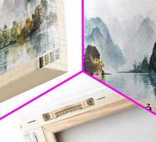 Cargar imagen en el visor de la galería, Côn Đảo, Vietnam Watercolor Beach Print, Vacation Gift, Vietnam Wall Art, Framed Canvas Print, Framed Beach Painting
