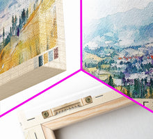 Load image into Gallery viewer, Doc Let, Vietnam Watercolor Print, Vacation Gift, Vietnam Wall Art, Beach Painting, Beach Decor, Large Wall Art, Wood Frame Art
