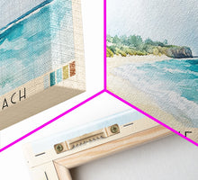 Load image into Gallery viewer, Folkestone Beach, Barbados Watercolor Beach Print, Vacation Gift, Barbados Wall Art, Beach Painting, Beach Decor, Beach Painting
