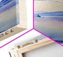 Load image into Gallery viewer, Bleibtreusee, Germany Watercolor Beach Print, Vacation Gift, Germany Wall Art, Beach Painting, Beach Decor, Beach Painting
