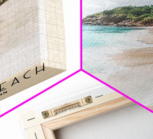 Load image into Gallery viewer, Brewer’s Beach, US Virgin islands Watercolor Print, Vacation Gift, US Virgin islands Wall Art, Beach Painting, Beach Decor, Large Wall Art, Wood Frame Art
