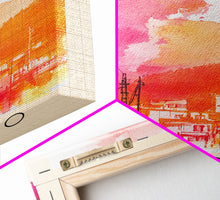 Load image into Gallery viewer, Changdao, China Watercolor Beach Print, Vacation Gift, China Wall Art, Beach Painting, Beach Decor, Beach Painting
