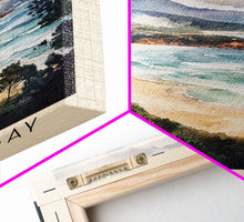 Load image into Gallery viewer, Coffee Bay, South Africa Watercolor Beach Print, Vacation Gift, South Africa Wall Art, Beach Painting, Beach Decor, Beach Painting
