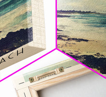 Load image into Gallery viewer, Dover Beach, Barbados Watercolor Beach Print, Vacation Gift, Barbados Wall Art, Framed Canvas Print, Framed Beach Painting
