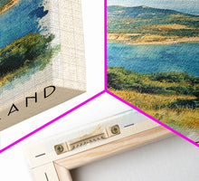 Load image into Gallery viewer, Levant Island, France Watercolor Beach Print, Vacation Gift, France Wall Art, Beach Painting, Beach Decor, Beach Painting
