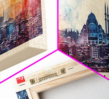 Carregar imagem no visualizador da galeria, Adana Turkey  Travel Art, City Art, Framed Canvas Print or Metal Wall Art, Europe Travel Poster, Panoramic Wall Art, Extra Wide Wall Art
