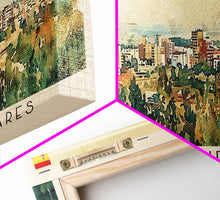 Carregar imagem no visualizador da galeria, Alcalį Spain Travel Art, City Art, Framed Canvas Print or Metal Wall Art, Europe Travel Poster, Panoramic Wall Art, Extra Wide Wall Art
