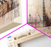 Load image into Gallery viewer, Bratsk Russia Travel Print Wall Art, Panoramic City Art, Travel Art, Wall Decor, Vacation Gift, Framed Canvas Print Or Metal Art
