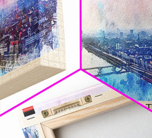 Cargar imagen en el visor de la galería, Chemnitz Germany Wall Art, Panoramic Travel Poster, Panoramic Framed Canvas Print, City Wall Art, Wall Hanging Home Decor, Travel Art
