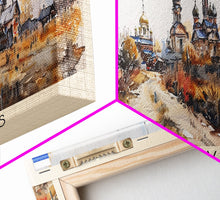 Cargar imagen en el visor de la galería, Cherepovets Russia Travel Print Wall Art, Panoramic City Art, Travel Art, Wall Decor, Vacation Gift, Framed Canvas Print Or Metal Art
