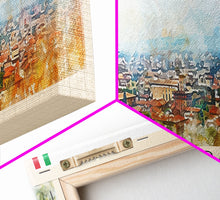Carregar imagem no visualizador da galeria, Ferrara Italy Travel Art, City Art, Framed Canvas Print or Metal Wall Art, Europe Travel Poster, Panoramic Wall Art, Extra Wide Wall Art
