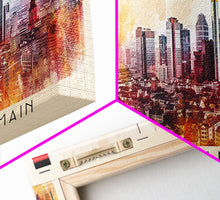 Carregar imagem no visualizador da galeria, Frankfurt Germany Travel Print Wall Art, Panoramic City Art, Travel Art, Wall Decor, Vacation Gift, Framed Canvas Print Or Metal Art
