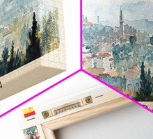 Cargar imagen en el visor de la galería, Fuenlabrada Spain Wall Art, Panoramic Travel Poster, Panoramic Framed Canvas Print, City Wall Art, Wall Hanging Home Decor, Travel Art

