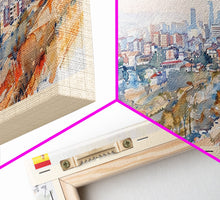 Load image into Gallery viewer, Gaziantep Turkey Wall Art, Panoramic Travel Poster, Panoramic Framed Canvas Print, City Wall Art, Wall Hanging Home Decor, Travel Art
