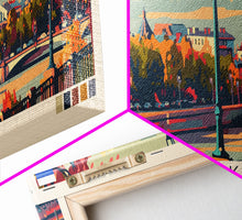 Carregar imagem no visualizador da galeria, Balashikha Russia Travel Art, City Art, Framed Canvas Print or Metal Wall Art, Europe Travel Poster, Panoramic Wall Art, Extra Wide Wall Art
