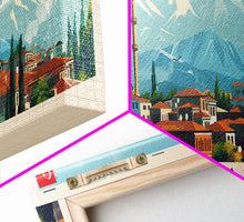 Carregar imagem no visualizador da galeria, Bursa Turkey Travel Print Wall Art, Panoramic City Art, Travel Art, Wall Decor, Vacation Gift, Framed Canvas Print Or Metal Art
