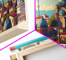 Load image into Gallery viewer, Gaziantep Turkey Travel Print Wall Art, Panoramic City Art, Travel Art, Wall Decor, Vacation Gift, Framed Canvas Print Or Metal Art
