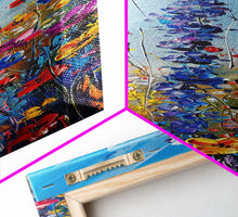 Carregar imagem no visualizador da galeria, Butterflies and Wildflowers, Framed Canvas print, Wood Framed Art, Living Room Decor, Skinny Art, Boho Style Minimalist Wall Art
