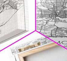 Carregar imagem no visualizador da galeria, Baltimore Street Map, Maryland Map, City Wall Art, Travel Print, Bedroom Print, Modern Art, Wall Art, Canvas Print, Canvas Wall Art
