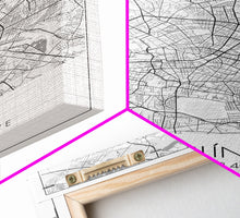 Load image into Gallery viewer, Berlin Street Map, Germany Map, Europe City Map Art, Modern Art, Wall Art, Canvas Print, Canvas Wall Art, Travel Lover Gift, Guest Room Art
