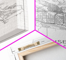 Load image into Gallery viewer, Boise Street Map, Idaho Map, City Map Art, Modern Wall Art, Wall Art, Canvas Print, Canvas Wall Art, Home Décor Wall Art, Travel Print
