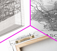 Load image into Gallery viewer, El Paso Street Map, Texas Map, City Map Art, Minimalist Art, Wall Art, Canvas Print, Living Room Wall Art, Travel Art Print, Gift For Dad
