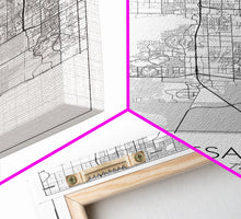 Load image into Gallery viewer, Mesa Street Map, Arizona Map, City Map Art, Modern Art, Wall Art, Canvas Print, Travel Wall Print, Bedroom Wall Art, Gift For Women
