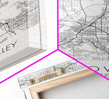 Load image into Gallery viewer, Moreno Valley Street Map, California Map, City Map Art, Modern Art, Wall Art, Canvas Print, Wall Art For Bedroom, Couple Gift, Travel Print
