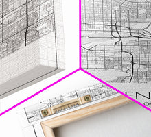 Load image into Gallery viewer, Phoenix Street Map, Arizona Map, City Map Art, Minimalist Art, Wall Art, Canvas Print, Master Bedroom Décor, Gifts For Her, Travel Wall Art
