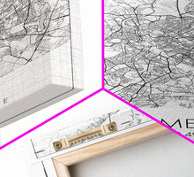 Load image into Gallery viewer, Rome Street Map, Italy Map, Europe City Map Art, Minimalist Art, Wall Art, Canvas Print, Girl Room Décor, Housewarming Gift, Travel Wall Art

