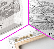 Load image into Gallery viewer, Stockholm Street Map, Sweden Map, Europe City Map Print, Modern Wall Art, Wall Art, Canvas Print, Dorm Room Décor, Wedding Gifts, Travel Art
