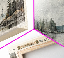 Carregar imagem no visualizador da galeria, Algonquin Provincial Park Travel Print Wall Art, Travel Poster Print, Retro Style Home Decor, Wall Hanging, Travel Gift Idea, Metal Art
