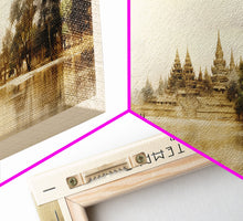 Carregar imagem no visualizador da galeria, Ananda Temple Travel Poster Print, Framed Canvas Wall Art, Metal Wall Art, Myanmar art, Gift For Him, Travel Wall Art, Travel Lover Gift
