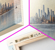 Load image into Gallery viewer, CN Tower Framed Canvas Print Travel Poster | Wall Art | Home Decor | Gift For Travel Lover | Wall Hanging | Original Art
