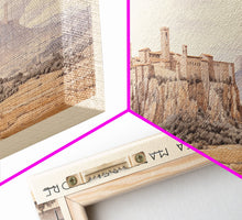 Cargar imagen en el visor de la galería, Cathedral of Santa Maria del Fiore Travel Poster Print, Framed Canvas Print, COUNTRY Travel Art, Wood Framed Art, Wall Hanging, Home Decor
