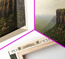 Cargar imagen en el visor de la galería, Chapada dos Guimarães National Park Framed Canvas Print Travel Poster | Wall Art | Home Decor | Gift For Travel Lover | Wall Hanging | Original Art
