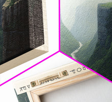 Cargar imagen en el visor de la galería, Chapada dos Veadeiros National Park COUNTRY | Framed Travel Poster Canvas Print | Trendy Wall Art | Watercolor Painting | Living Room Art | Unique Art
