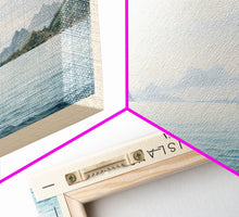 Cargar imagen en el visor de la galería, Cocos Island COUNTRY | Framed Travel Poster Canvas Print | Trendy Wall Art | Watercolor Painting | Living Room Art | Unique Art
