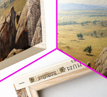 Load image into Gallery viewer, Cradle of Humankind Travel Poster Print, Framed Canvas Print, COUNTRY Travel Art, Wood Framed Art, Wall Hanging, Home Decor
