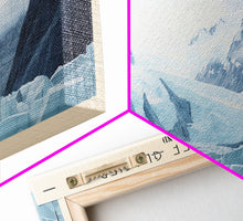 Carregar imagem no visualizador da galeria, Franz Josef Glacier COUNTRY Travel Poster Print, Framed Canvas Print, COUNTRY Travel Art, Wood Framed Art, Wall Hanging, Home Decor
