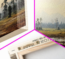 Cargar imagen en el visor de la galería, Garamba National Park Framed Canvas Print Travel Poster | Wall Art | Home Decor | Gift For Travel Lover | Wall Hanging | Original Art
