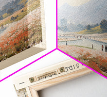Cargar imagen en el visor de la galería, Hitachi Seaside Park COUNTRY | Framed Travel Poster Canvas Print | Trendy Wall Art | Watercolor Painting | Living Room Art | Unique Art

