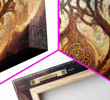 Load image into Gallery viewer, Gaia, norse mythology, canvas print, high fantasy art
