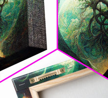 Load image into Gallery viewer, Gaia, norse mythology, canvas print, high fantasy art
