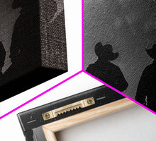 Load image into Gallery viewer, Cowboy Prints Framed Wall Art, Western Decor, Farmhouse Decor, Cowboy Photography, Gloss Metal Wall Art, Wood Framed Rustic Decor
