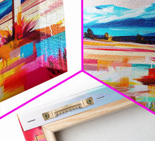 Load image into Gallery viewer, Cross with Mountain Backdrop - Framed Canvas Print, Scenic Western Art, Inspirational Wall Art for Bedroom Decor
