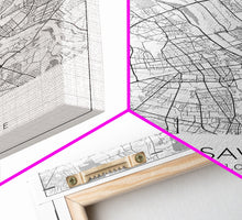 Load image into Gallery viewer, Warsaw Street Map, Poland Map, Europe City Map Print, Minimalist Art, Wall Art, Canvas Print, Living Room Wall Art, Friends Gift, Travel Art
