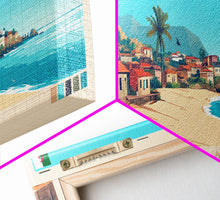 Carregar imagem no visualizador da galeria, Annaba, Algeria Travel Poster Panoramic Canvas Print, Annaba, Algeria Painting, Algeria Art, Annaba Travel Art, Guest Room Painting
